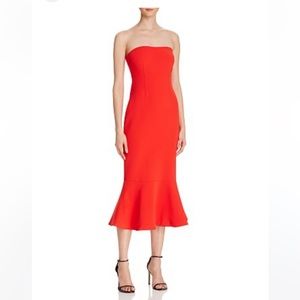 Cinq a Sept Luna dress, size 4, Red